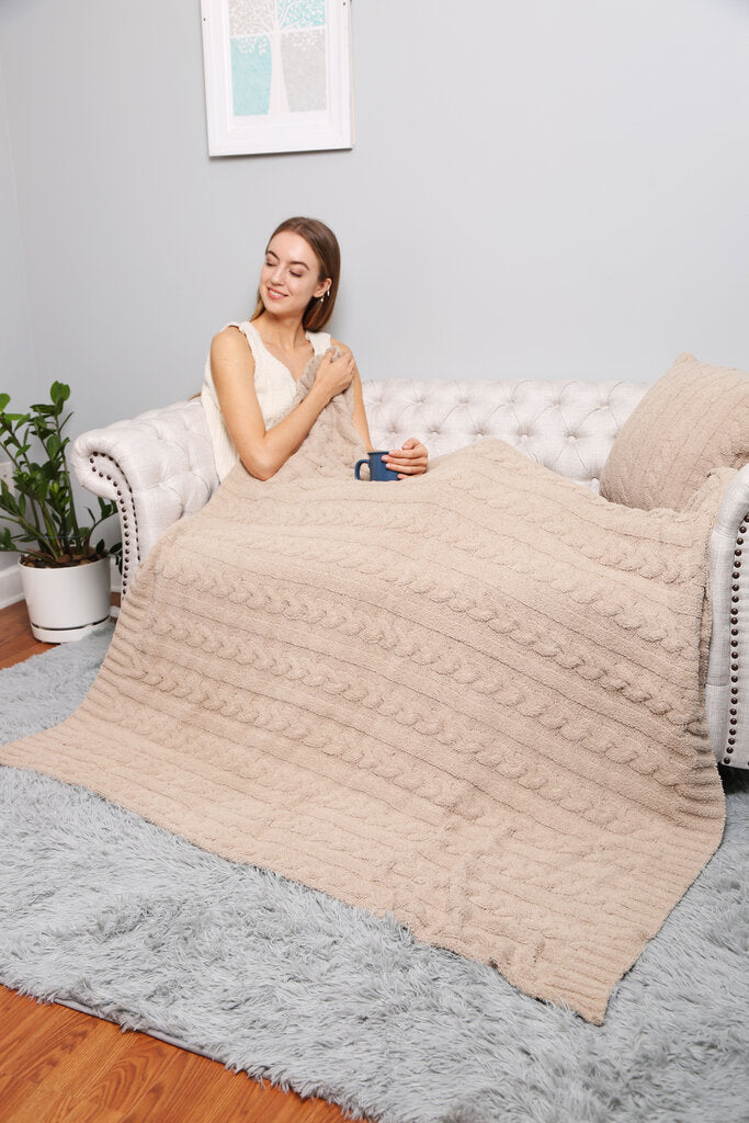 Beige- Comfy Blanket